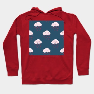 Clouds print Hoodie